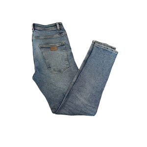 HOUSE OF DENIM Slim Light Wash Distressed Straight Leg Denim Jean 31